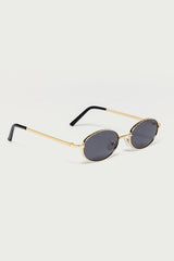Naomie Oval Metal Sunglasses