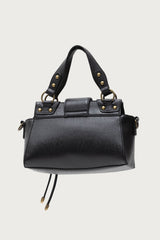 Vintage Hardware Faux Leather Bag