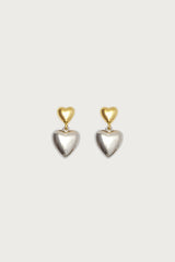 Heart Charm Earrings