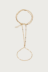 Dainty Disc Hand Chain