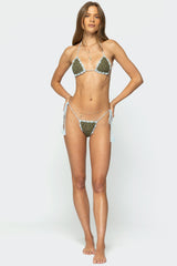 Crochet Triangle Bikini Top