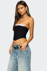 Ryla Contrast Layered Mesh Corset