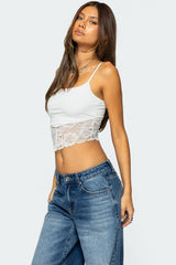 Mylah Lacey Asymmetric Tank Top