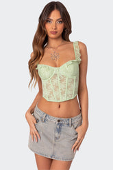 Amaya Sheer Lace Corset