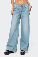 Ripley Distressed Low Rise Jeans