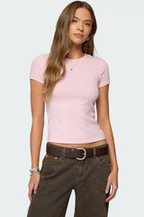 Daphney Ribbed T Shirt