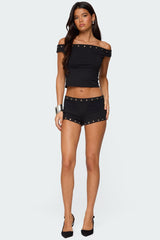 Neriah Grommet Micro Shorts