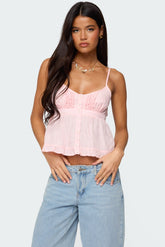 Halsey Ruffle Tank Top