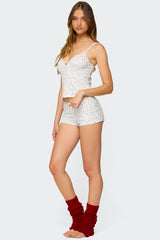 Viola Floral Lacey Tank Top