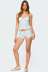Aurea Lacey Floral Shorts