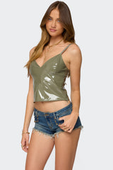 Carmie Vinyl Tank Top