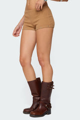 Hasel Grommet Ribbed Shorts