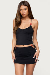 Maree Bead V Neck Top