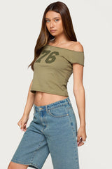 76 Off Shoulder Top