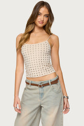 Vallie Grommet Tank Top