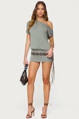 Sevie Off Shoulder Mini Dress