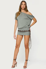 Sevie Off Shoulder Mini Dress