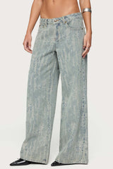 Blaze Distressed Low Rise Jeans