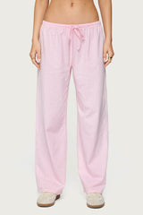 Petite Olivia Striped Loose Fit Pants