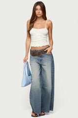 Misty Lacey Textured Tank Top