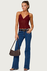 Starrie Panel Stitch Low Rise Jeans