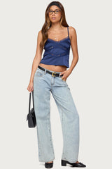 Tamar Satin Effect Tank Top