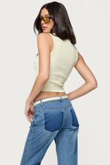 Basel Button Up Tank Top