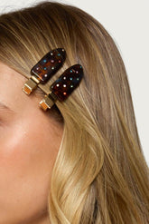 Rhinestone Creaseless Hair Clip Pack