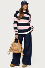 Conrad Striped Knit Sweater