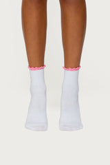 Heart & Bow Pilates Socks