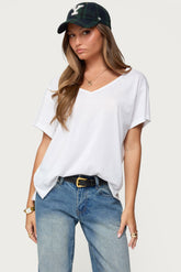 Sonora Oversized V Neck T Shirt