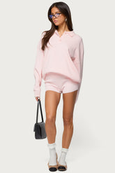 Lorie Ribbed Knit Shorts