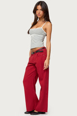 Petite Roman Low Rise Slouchy Jeans