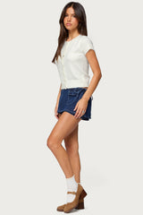 Coreen Button Up Knit Top