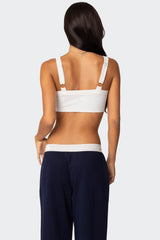 Sariah Ribbed Crop Top