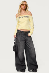 Skater Girl Washed Low Rise Jeans