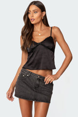 Imani Satin Effect Tank Top