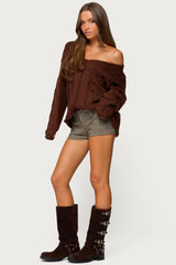 Ayvey Plaid Tailored Micro Shorts