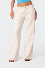 Dahlia Low Rise Straight Leg Jeans