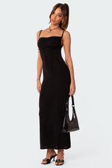 Clea Open Back Maxi Dress