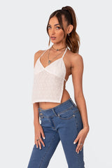 Courtney Lacey Open Back Top