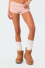 Ella Waffle Micro Shorts