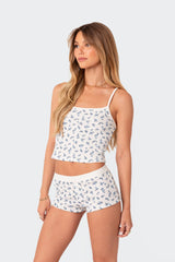 Pamper Waffle Tank Top