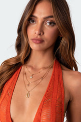 Droplet Layered Necklace