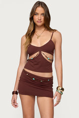 Neri Bead Cut Out Tank Top