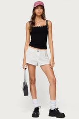 Leilani Ribbon Lacey Tank Top