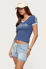 Los Angeles Contrast T Shirt