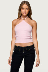 Hollis Knit Halter Top