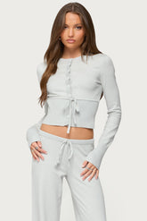 Embryn Button Up Knit Cardigan