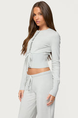 Embryn Button Up Knit Cardigan